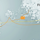Las únicas formas de viajar entre estas ciudades hasta ahora: en amarillo avión, en naranja barco.